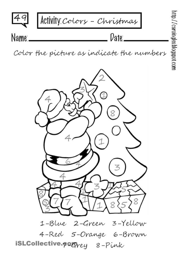 Colournumber Worksheet Free Esl Printable Worksheets Colournumber Worksheet Free Esl Printable Worksheets
