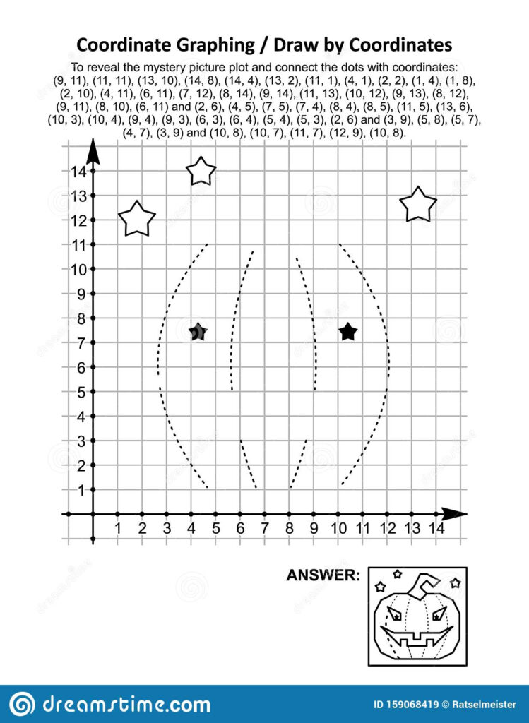 Coordinate Graphing, Or Drawcoordinates, Math Worksheet