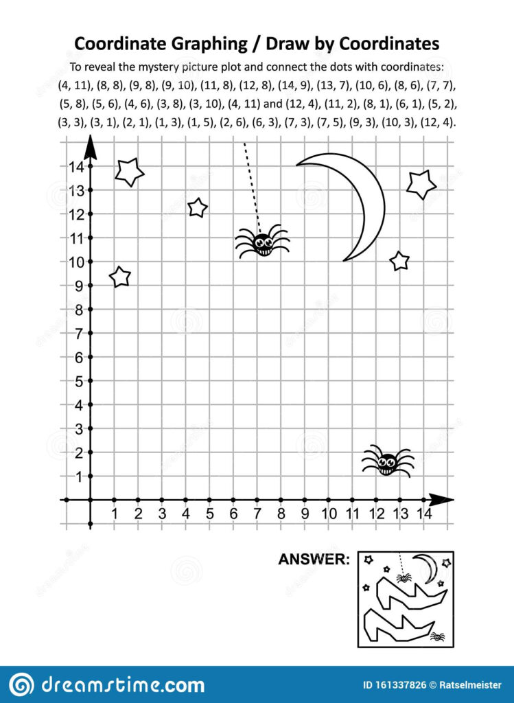 Coordinate Graphing, Or Drawcoordinates, Math Worksheet