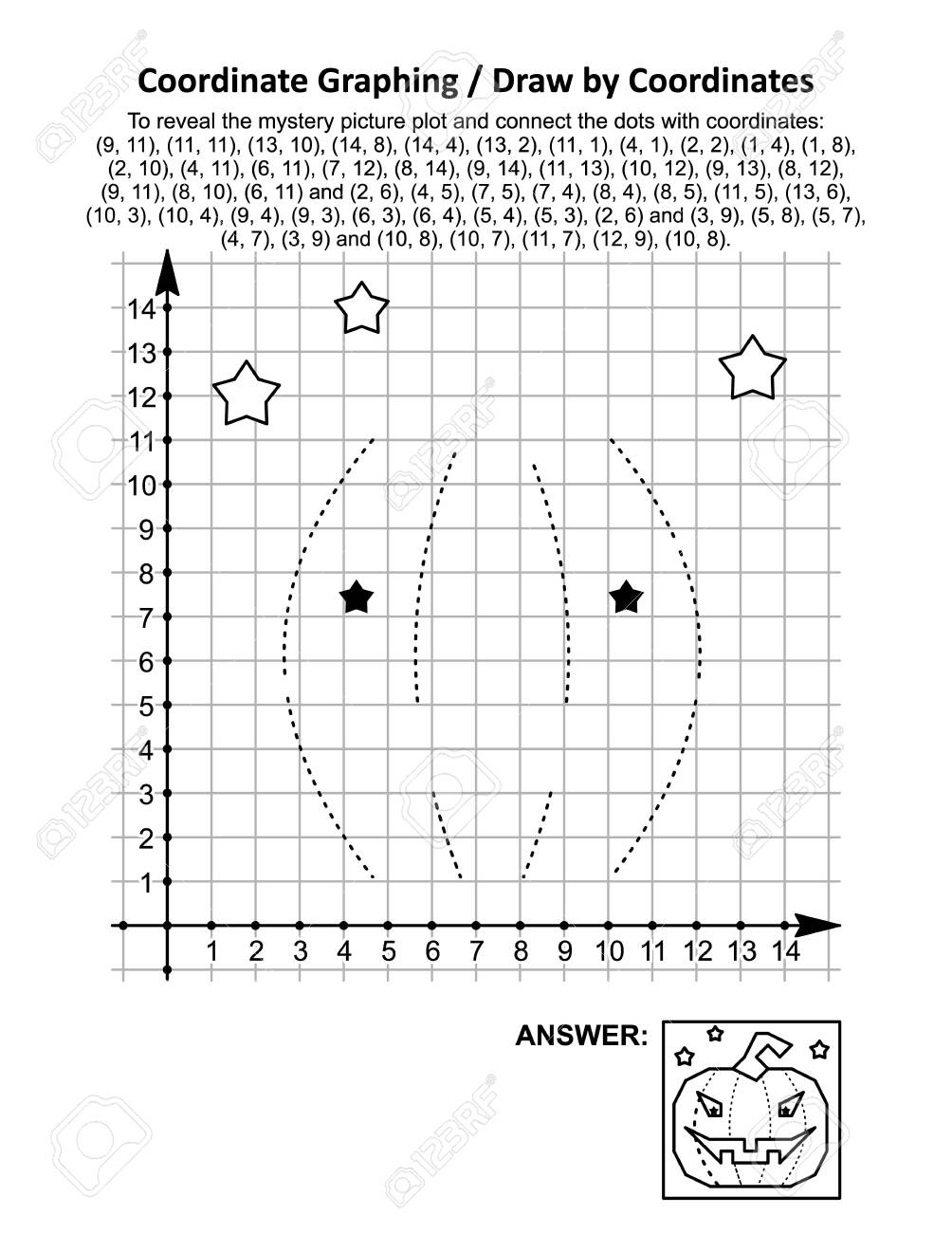 Coordinate Graphing, Or Drawcoordinates, Math Worksheet With..