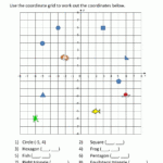 Coordinate Plane Worksheets   4 Quadrants
