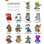 Costume Vocab   English Esl Worksheets For Distance Learning