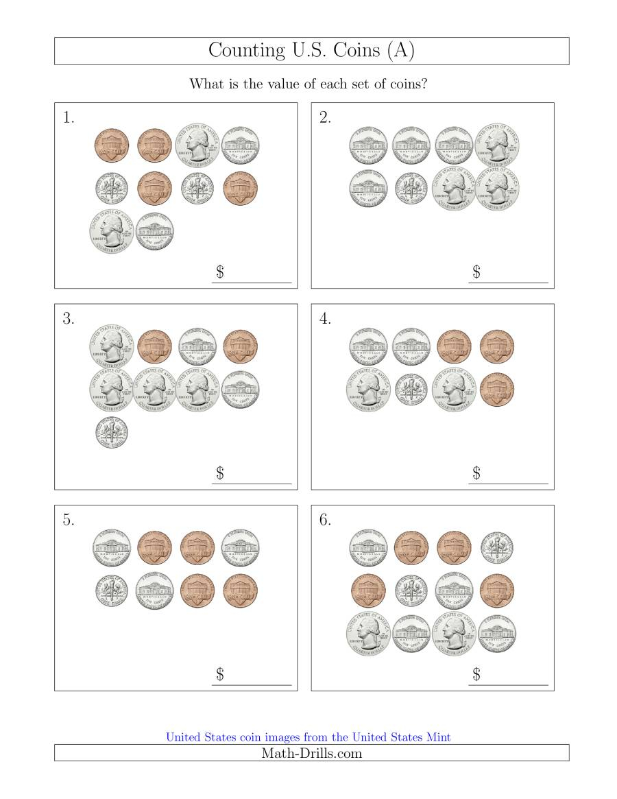 Counting U.s. Coins (A)