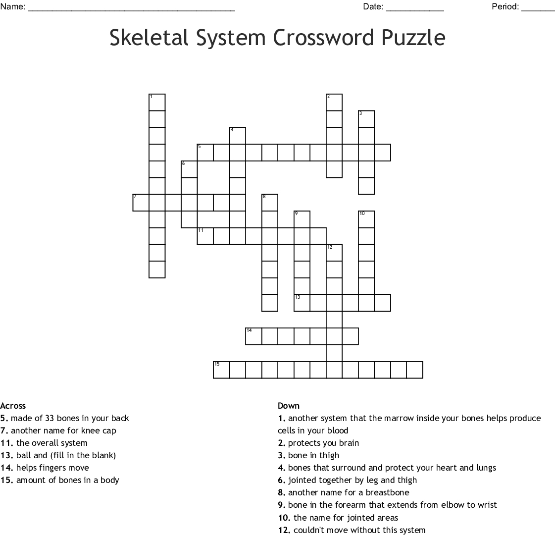Crossword Worksheet Creator | Printable Worksheets And