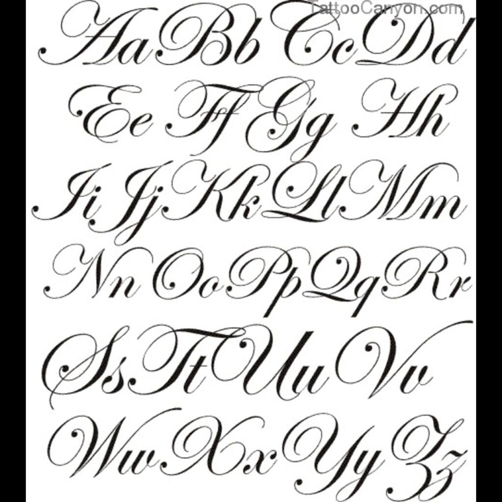 Letter In Cursive Az