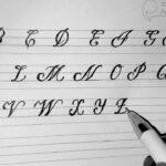 Cursive Writing A2Z (Capital Letter)Learn Calligraphy In Easy Steps