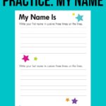 Cursive Writing Practice: My Name | Good Penmanship Takes