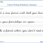 Cursive Writing Worksheets