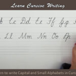 Cursive Writing | Writing Capital And Small Alphabets In