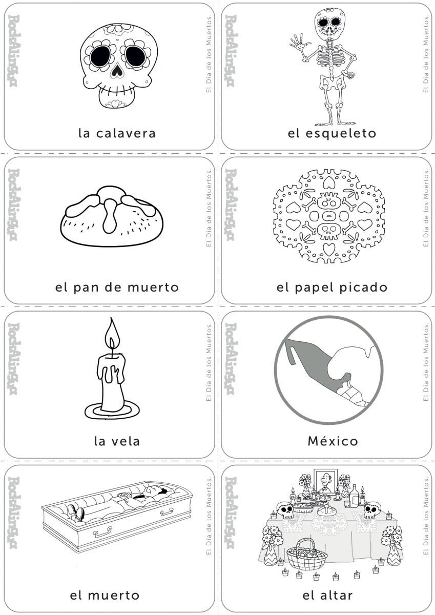 Day Of The Dead | Halloween Worksheets, Day Of The Dead