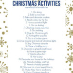 Days Of Christmastivities Printable 791×1024 Free Pictures