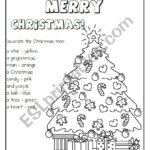 Decorate The Christmas Tree   Esl Worksheetmakigi