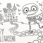 Disney Halloween Coloring Pages For Toddlerse To Print Happy