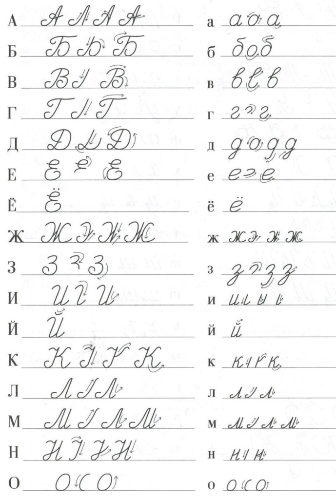 ℘ Easy Read And Write ☭ Russian Cursive For ⚤Adults (Video