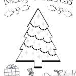 Easy Christmas Coloring Pages Worksheets To Print For Kids