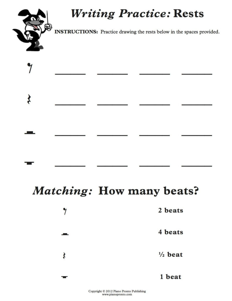 Easy Fun Music Theory | Music Theory Worksheets, Music