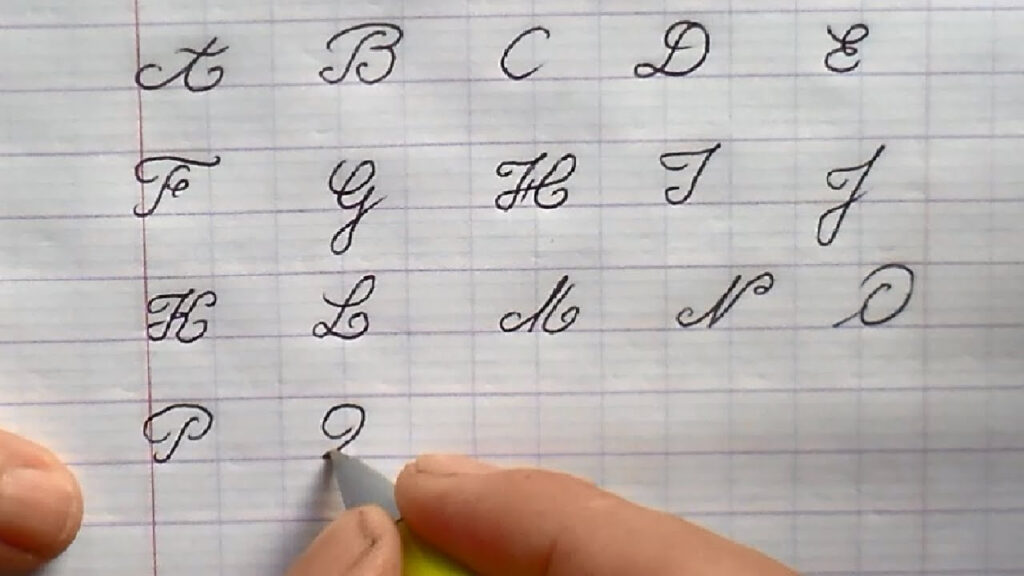 Ecrire L’Alphabet Français : Majuscule En Maternelle Cp Ce1 Ce2