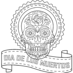 El Dia Los Muertos Vs Halloween Venn Diagram Coloringook For