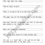 English Worksheets: Christmas Sequencing Activity