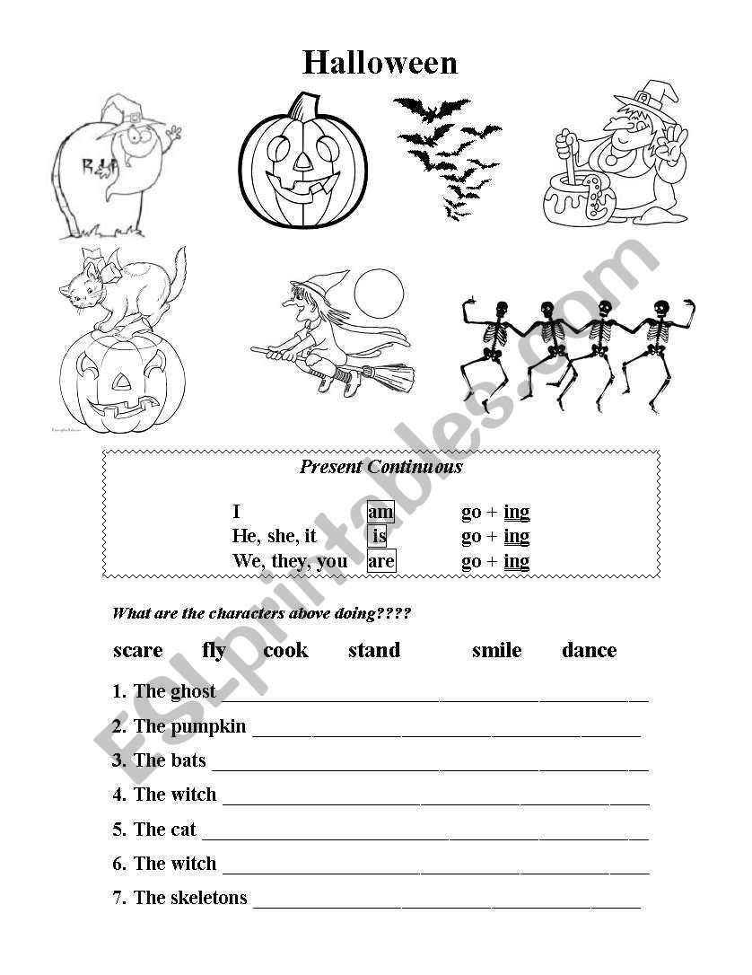 English Worksheets: Halloween