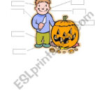 English Worksheets: Halloween Body Parts