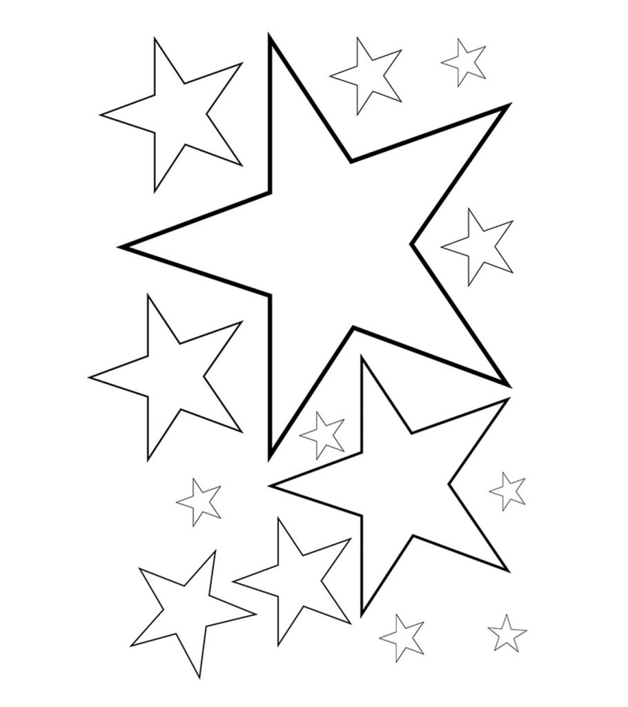 Extraordinary Christmas Star Coloring Page Pages For
