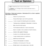 Fact Vs Opinion Worksheet   Google Search | Fact And Opinion
