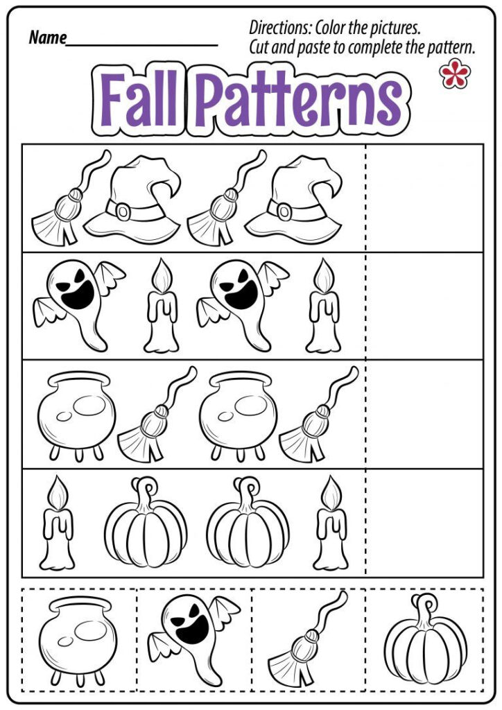 Fall And Halloween Themed Worksheets | Teachersmag