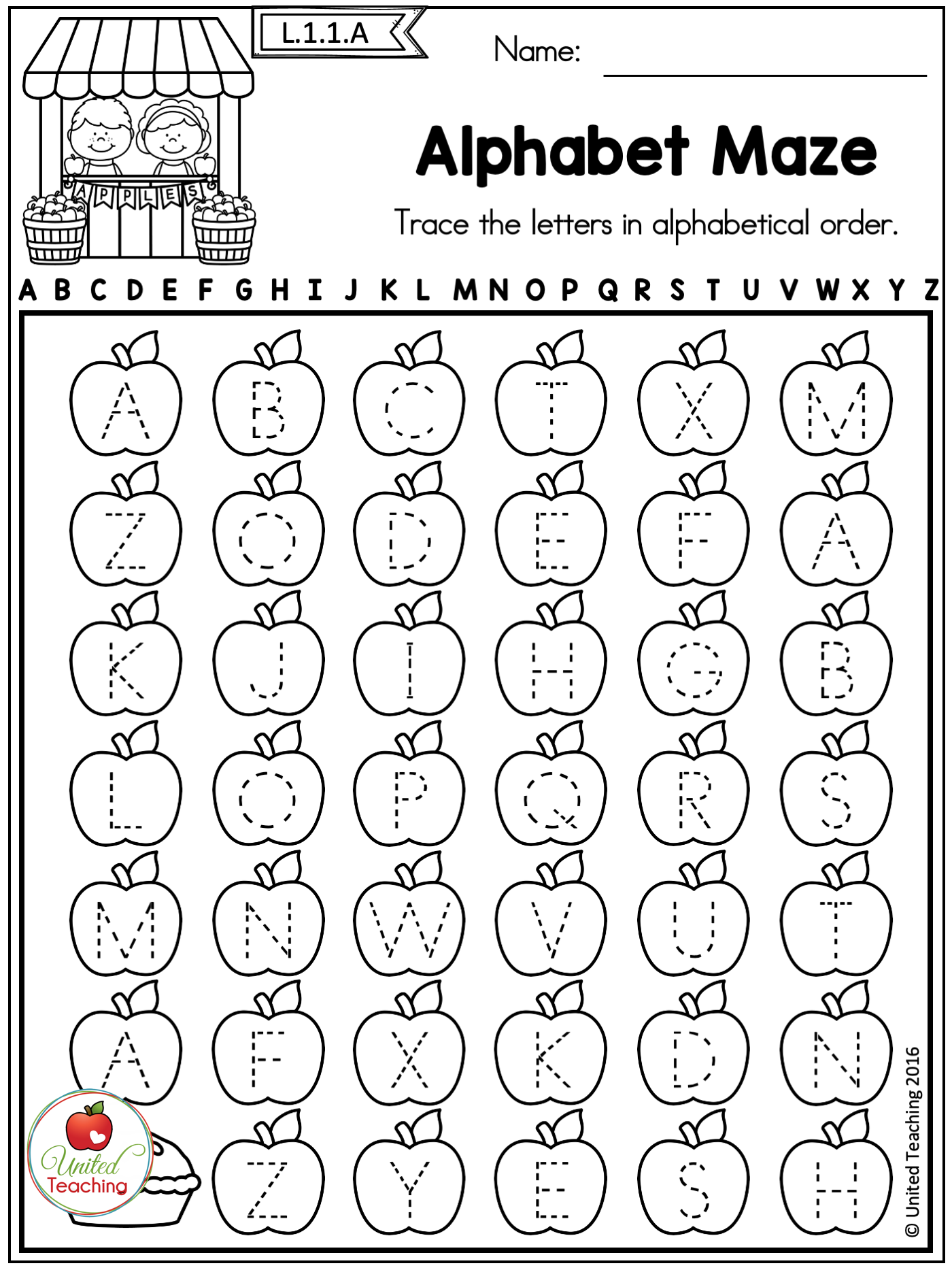 Halloween Maze Worksheets 1st Grade | AlphabetWorksheetsFree.com