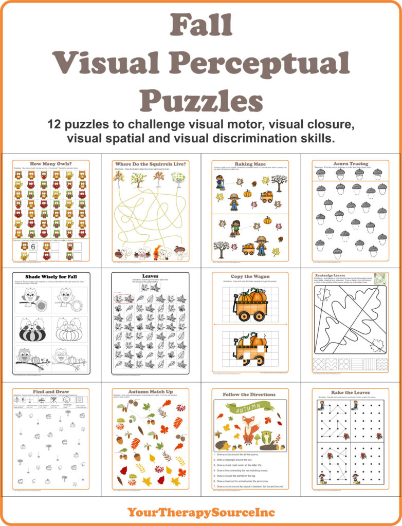 Fall Visual Perceptual Puzzles