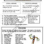 Figurative And Literal Language   Esl Worksheet5312