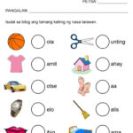 Filipino Katinig Worksheet Set 2C | Elementary Worksheets Inside Letter H Worksheets Tagalog