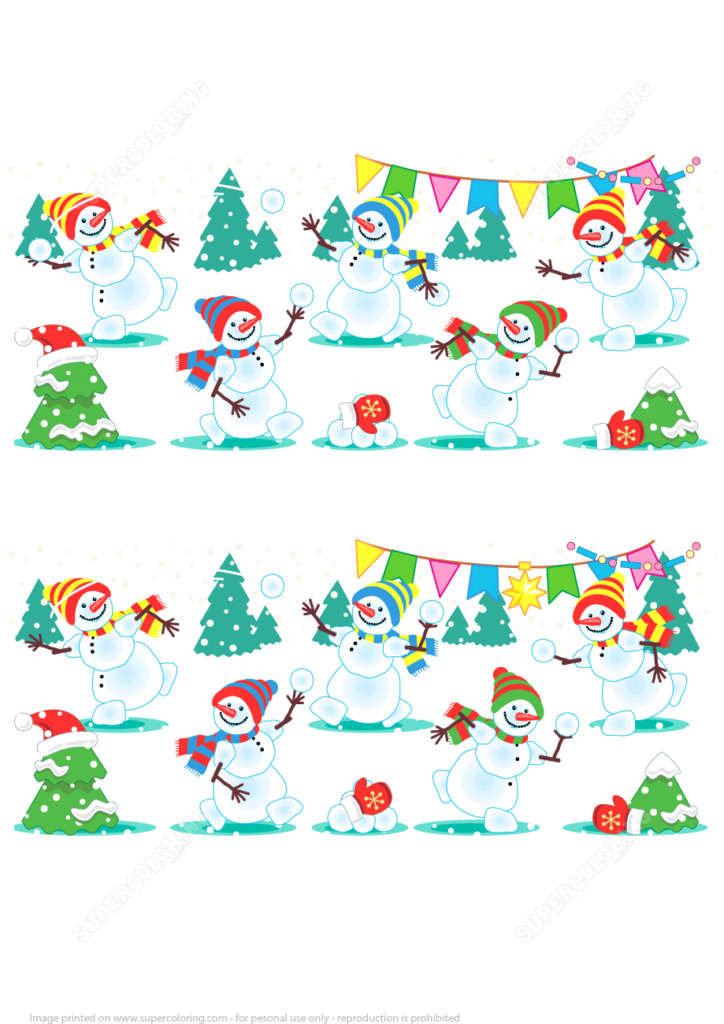 Find 10 Differences In A Christmas Visual Puzzle With