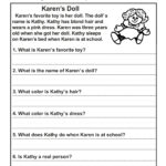 First Grade Comprehension Passages Frees Printable Pdf