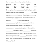Fourth Grade Cloze Reading Worksheet | Printable Worksheets