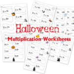 Free 30 Page Halloween Multiplication Packet: Math