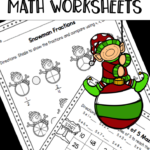 Free 3Rd Grade Christmas Math Worksheets   Comparing