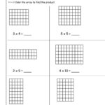 Free Array Worksheets Pictures   2Nd Grade Free Preschool