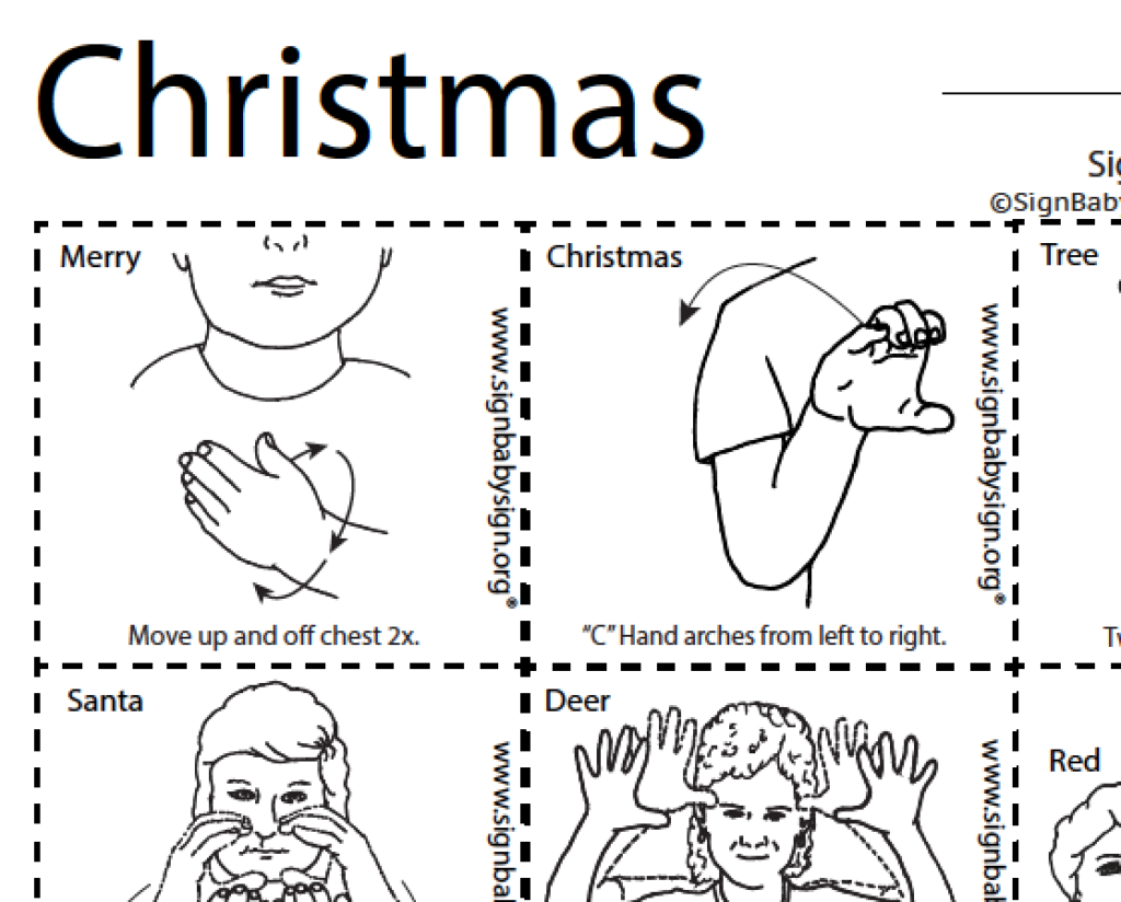 Free Asl Christmas Resources Want   Asl Teaching Resources