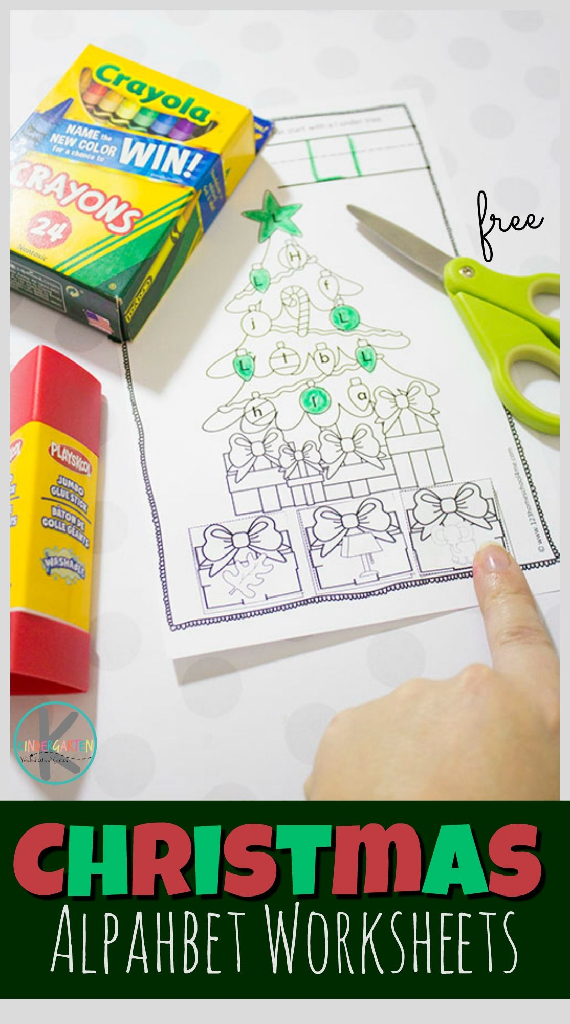 Free Christmas Alphabet Worksheets Are Such A Fun, Low Prep