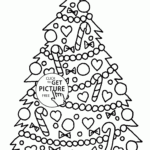 Free Christmas Coloring Sheets To Print Pictures Pages For