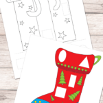 Free Christmas Cut And Glue Worksheets   Easy Peasy Learners