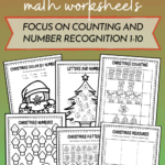 Free Christmas Math Worksheets For Preschoolers
