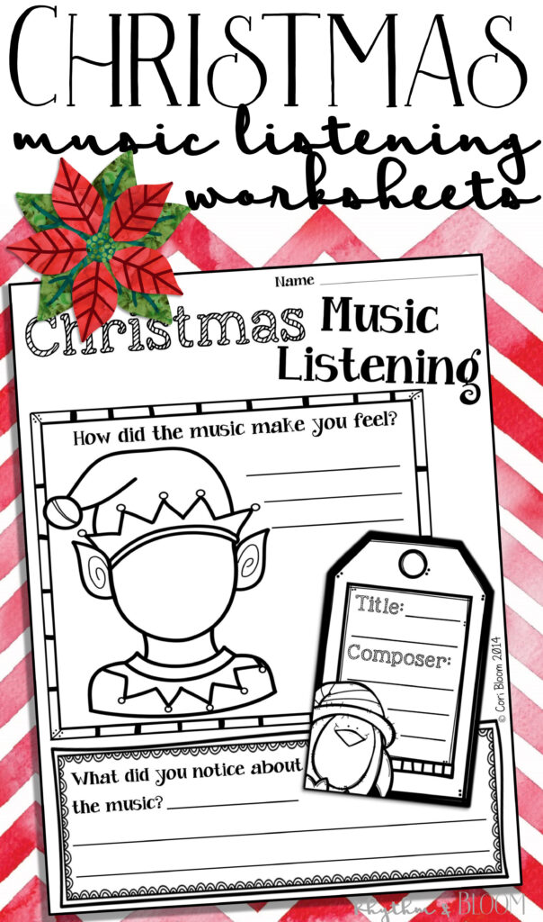 Free Christmas & Winter Holiday Music Listening Worksheets