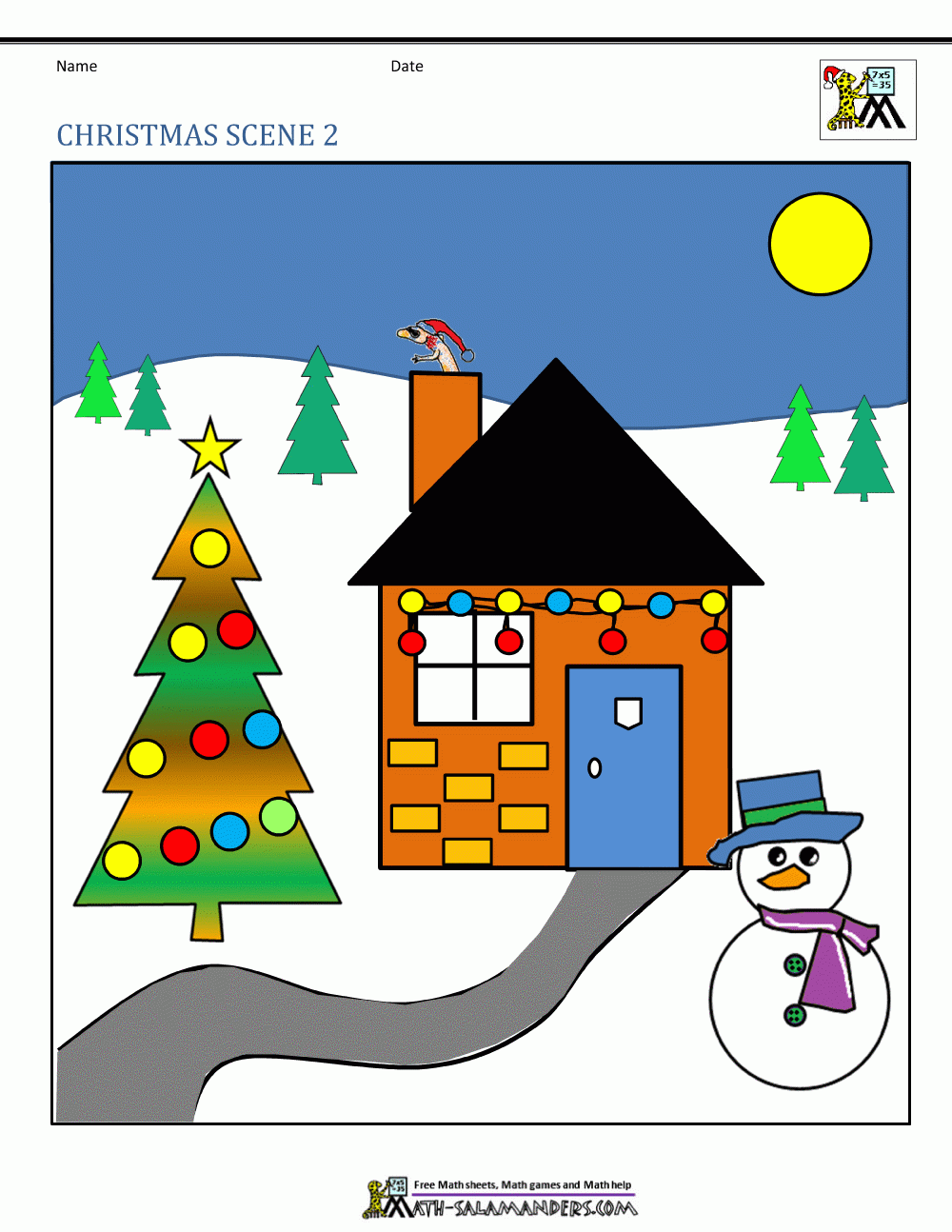 Free Christmas Worksheets For Kids