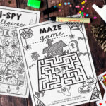 Free Halloween Activity Sheets Spy Maze Ghosts Worksheets