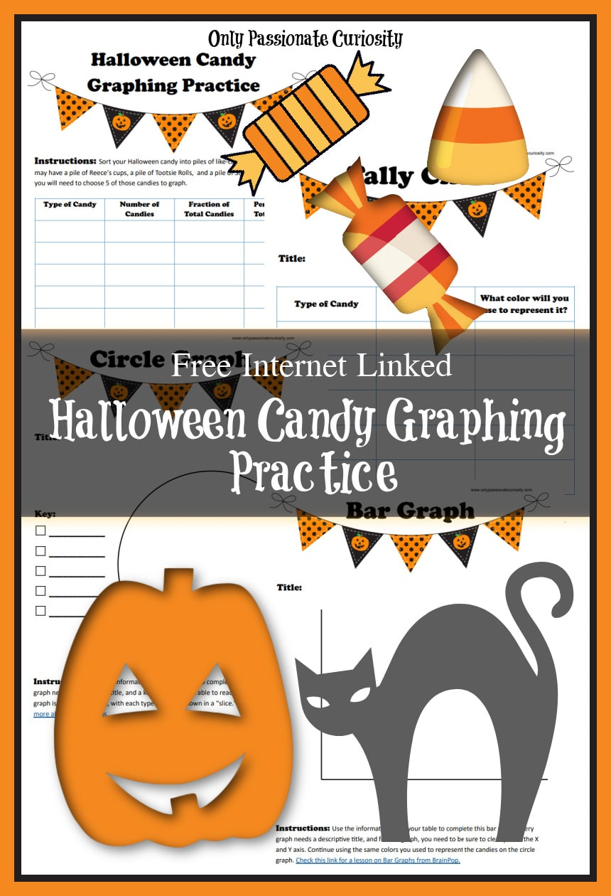 Free Halloween Candy Graphing Practice | Free Homeschool Deals ©
