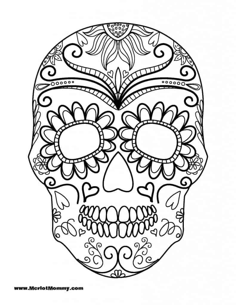 Free Halloween Coloring Pages For Adults &amp;amp; Kids - Happiness