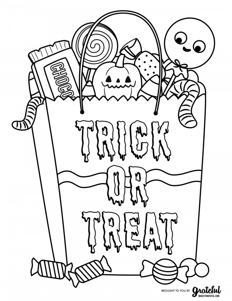 Free Halloween Coloring Pages For Kids To Print Christmas