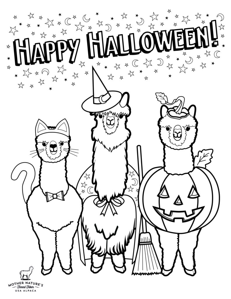 Free Halloween Coloring Pictures Pages New Downloadable